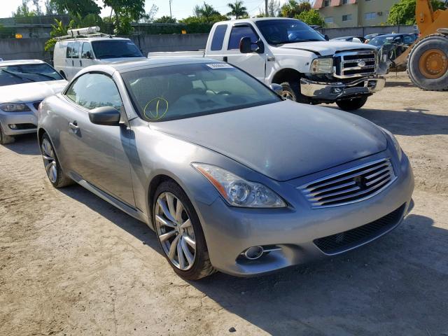 JN1CV6FE0AM354098 - 2010 INFINITI G37 BASE GRAY photo 1