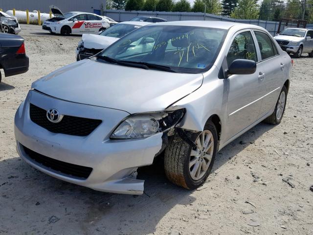 JTDBL40E29J041823 - 2009 TOYOTA COROLLA BA SILVER photo 2