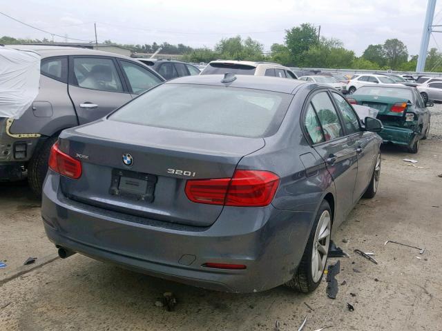 WBA8E5G59JNU46541 - 2018 BMW 320 XI GRAY photo 4