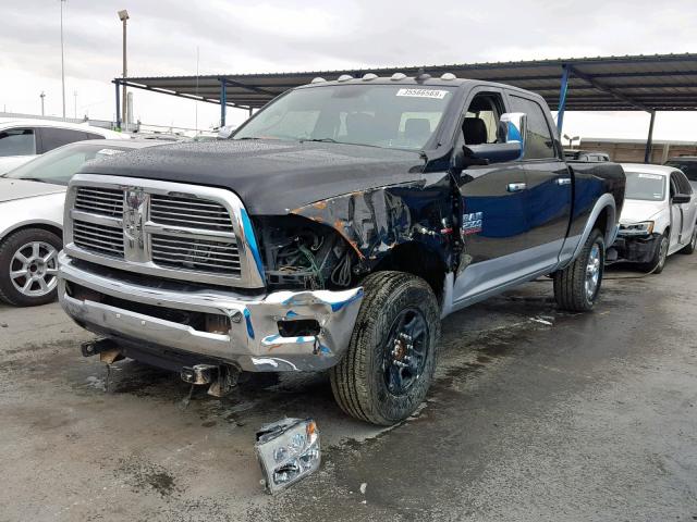 3C6UR5FL3EG236870 - 2014 RAM 2500 LARAM BLACK photo 2