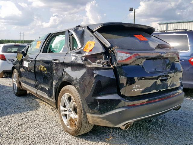 2FMPK3K86HBC07270 - 2017 FORD EDGE TITAN BLACK photo 3