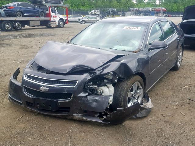 1G1ZC5EB2AF262549 - 2010 CHEVROLET MALIBU 1LT 灰色 照片 2