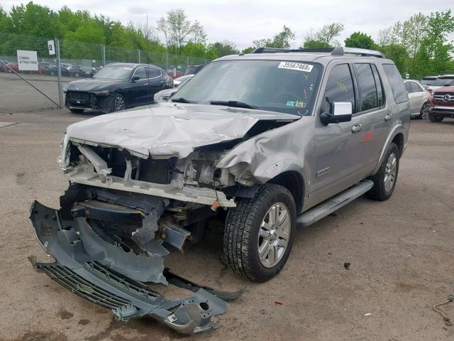 1FMEU75E58UB24126 - 2008 FORD EXPLORER L SILVER photo 2