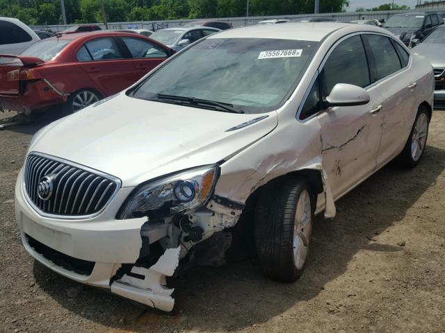 1G4PR5SK2C4200614 - 2012 BUICK VERANO CON WHITE photo 2