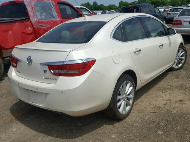 1G4PR5SK2C4200614 - 2012 BUICK VERANO CON WHITE photo 4