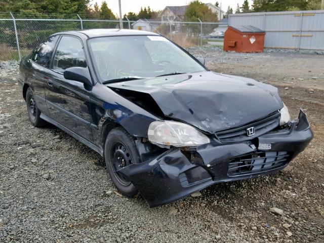 1HGEJ6220XL803308 - 1999 HONDA CIVIC DX BLACK photo 1