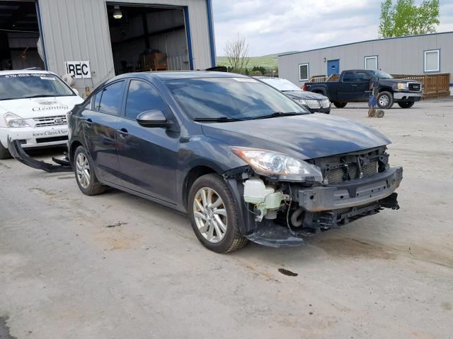 JM1BL1V89C1661187 - 2012 MAZDA 3 I GRAY photo 1