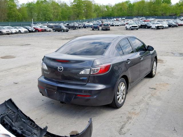 JM1BL1V89C1661187 - 2012 MAZDA 3 I GRAY photo 4