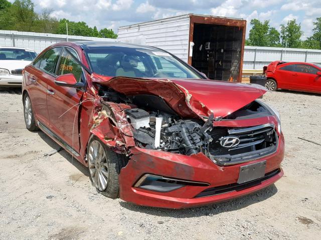 5NPE34AF8FH051944 - 2015 HYUNDAI SONATA SPO RED photo 1