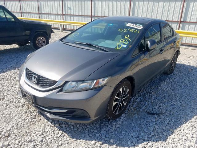 2HGFB2F85DH524521 - 2013 HONDA CIVIC EX  photo 2