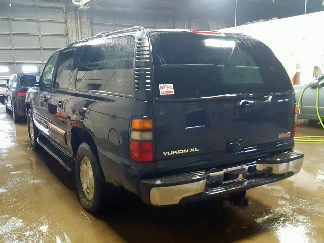 1GKFK16Z44J158135 - 2004 GMC YUKON XL K BLUE photo 3