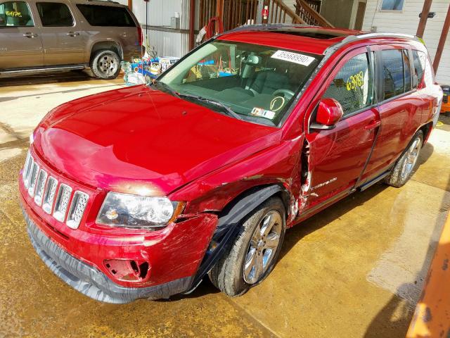 1C4NJDEB0FD291931 - 2015 JEEP COMPASS LATITUDE  photo 2