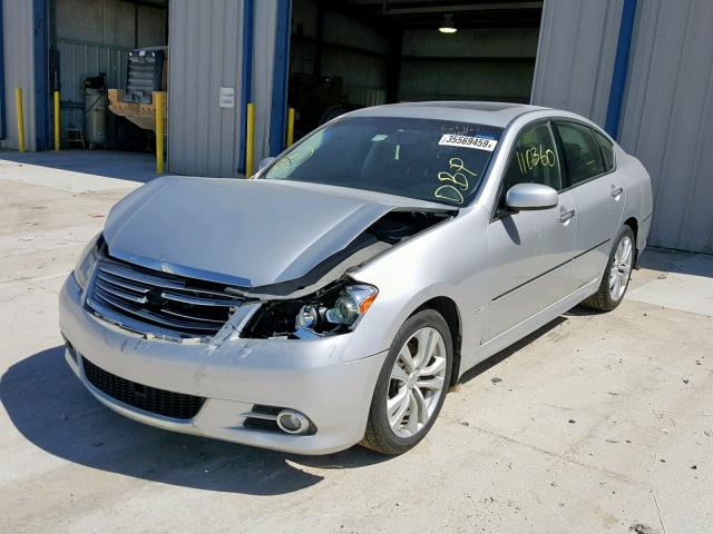 JN1CY0AP2AM911882 - 2010 INFINITI M35 BASE SILVER photo 2