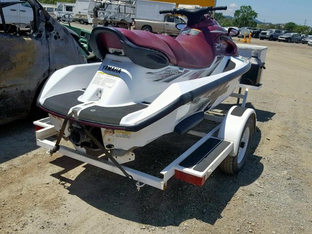 YAMA1457L798 - 1998 YAMAHA WAVERUNNER BURGUNDY photo 4