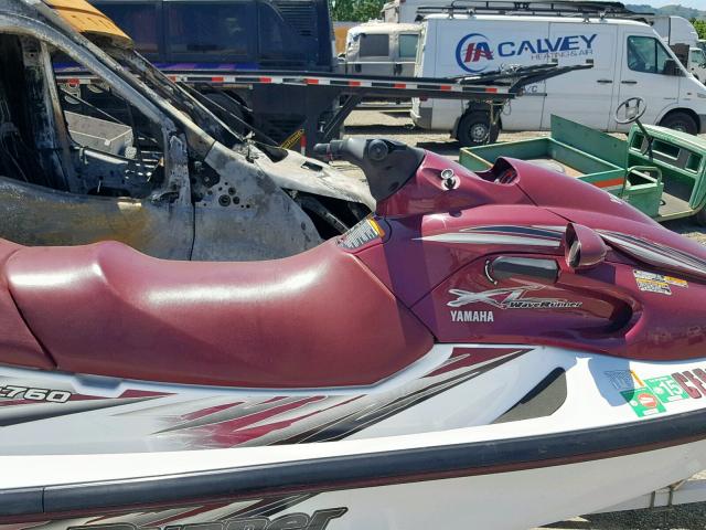 YAMA1457L798 - 1998 YAMAHA WAVERUNNER BURGUNDY photo 5