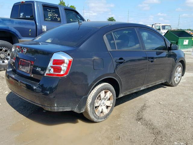 3N1AB61E97L604271 - 2007 NISSAN SENTRA 2.0 BLACK photo 4