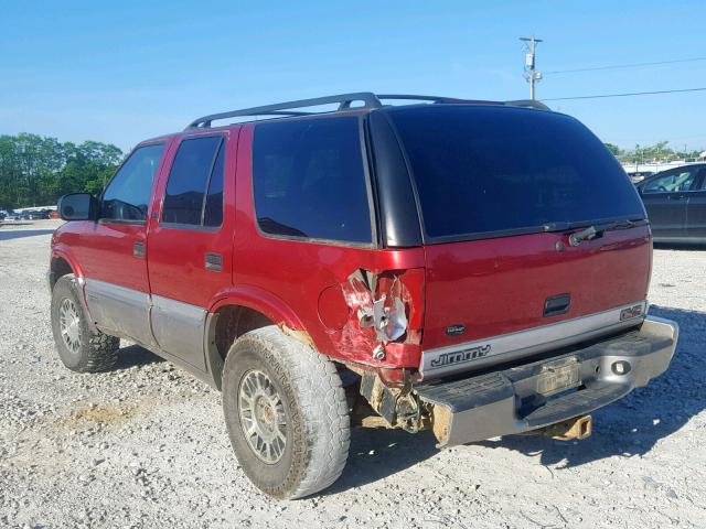 1GKDT13W2Y2140425 - 2000 GMC JIMMY / EN RED photo 3