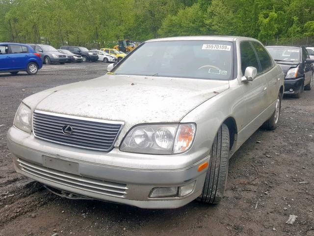 JT8BH28F0Y0175462 - 2000 LEXUS LS 400 SILVER photo 2