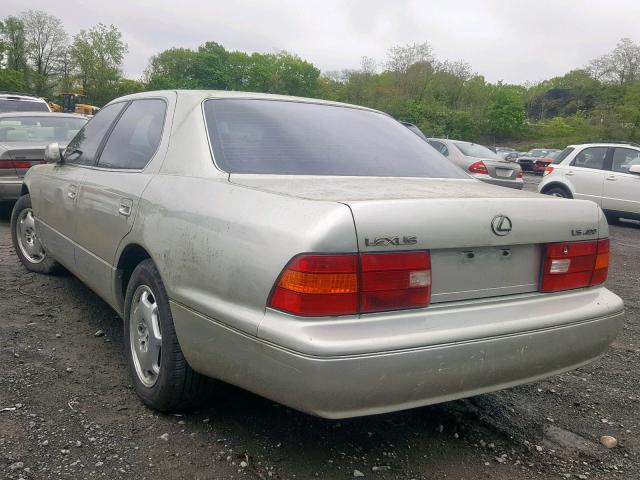 JT8BH28F0Y0175462 - 2000 LEXUS LS 400 SILVER photo 3