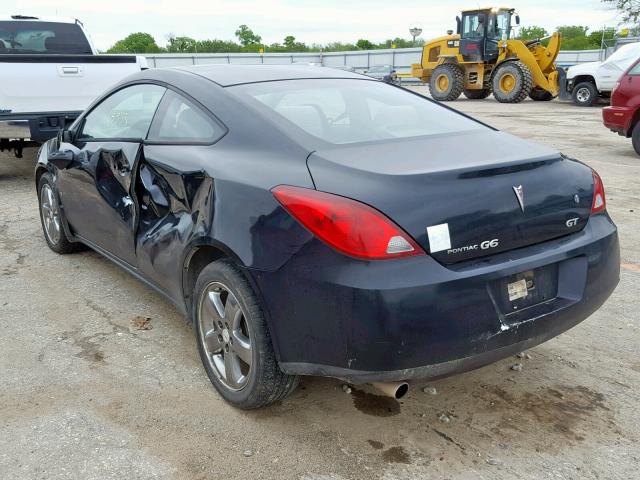 1G2ZH18N274167960 - 2007 PONTIAC G6 GT BLACK photo 3