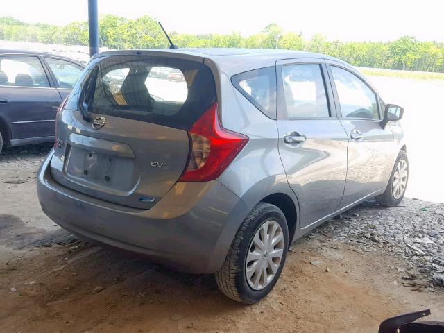 3N1CE2CP0FL395069 - 2015 NISSAN VERSA NOTE SILVER photo 4