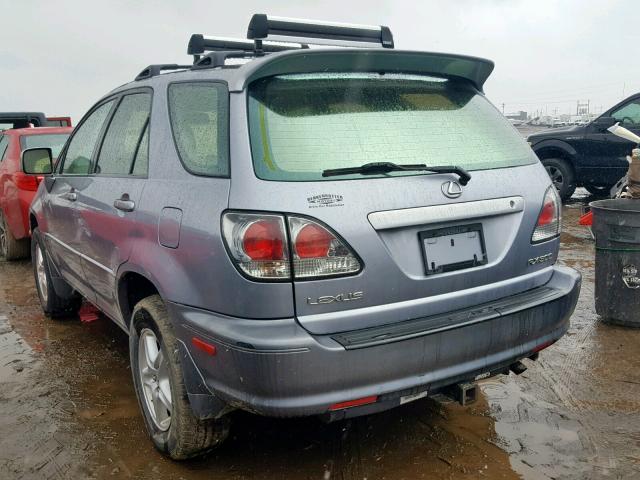 JTJHF10UX20273473 - 2002 LEXUS RX 300 GRAY photo 3