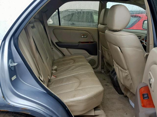 JTJHF10UX20273473 - 2002 LEXUS RX 300 GRAY photo 6