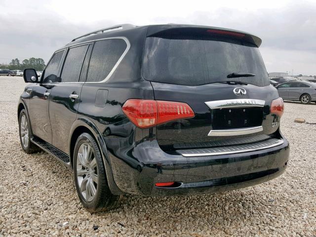 JN8AZ2NE9C9016194 - 2012 INFINITI QX56 BLACK photo 3