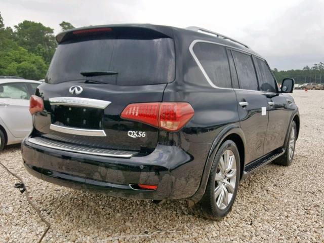 JN8AZ2NE9C9016194 - 2012 INFINITI QX56 BLACK photo 4