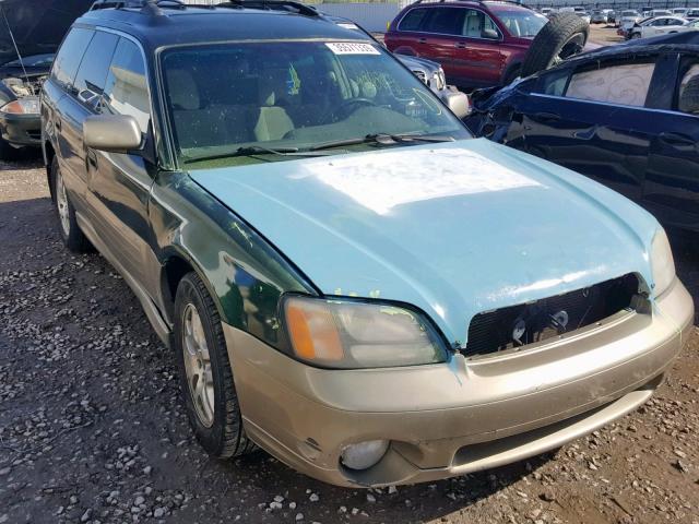 4S3BH665627630039 - 2002 SUBARU LEGACY OUT GREEN photo 1