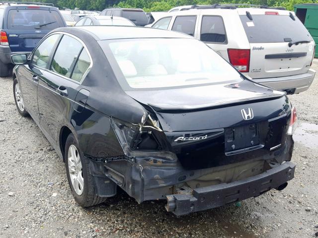 1HGCP264X8A020987 - 2008 HONDA ACCORD LXP BLACK photo 3