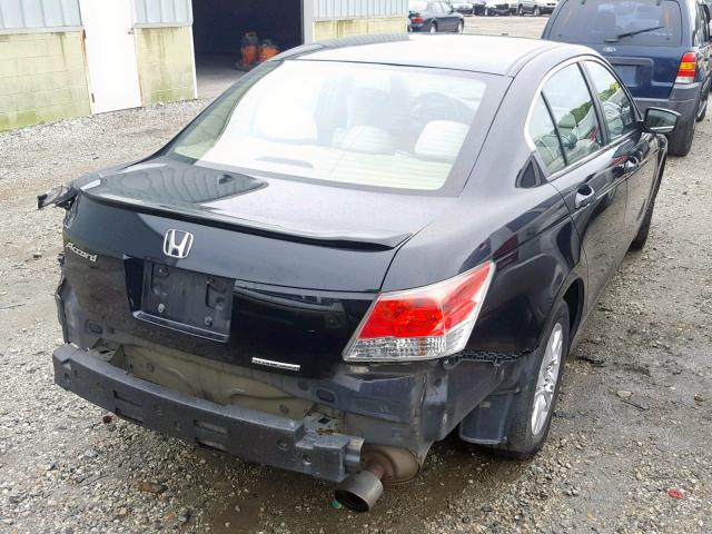 1HGCP264X8A020987 - 2008 HONDA ACCORD LXP BLACK photo 4