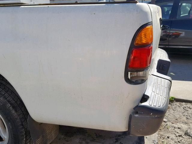 5TBJN3215YS034207 - 2000 TOYOTA TUNDRA WHITE photo 9