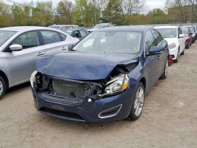 YV1622FS5C2090435 - 2012 VOLVO S60 T5 BLUE photo 2