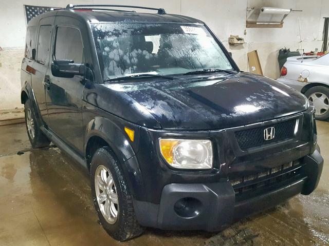 5J6YH28766L017623 - 2006 HONDA ELEMENT EX BLACK photo 1