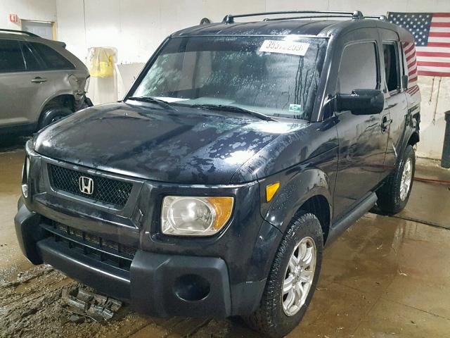 5J6YH28766L017623 - 2006 HONDA ELEMENT EX BLACK photo 2