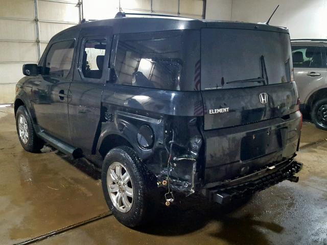 5J6YH28766L017623 - 2006 HONDA ELEMENT EX BLACK photo 3