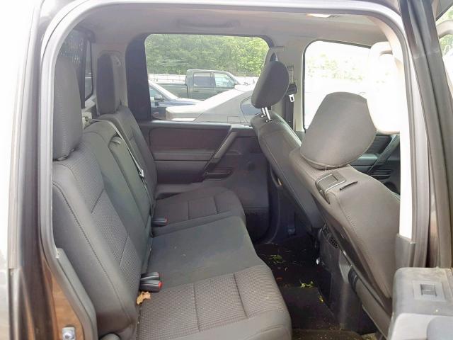 1N6BA0ED3CN314991 - 2012 NISSAN TITAN S GRAY photo 6