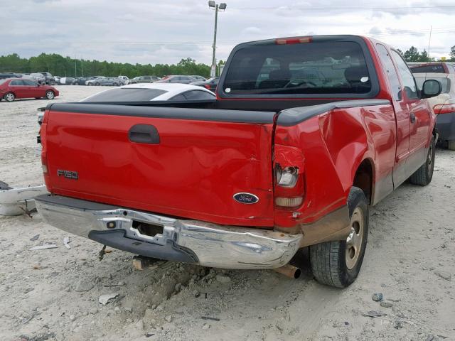 2FTRX17W44CA98922 - 2004 FORD F-150 HERI RED photo 4