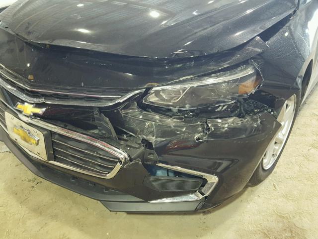 1G1ZB5ST0HF291655 - 2017 CHEVROLET MALIBU LS BLACK photo 9