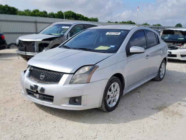 3N1AB6AP3AL718694 - 2010 NISSAN SENTRA 2.0 SILVER photo 2