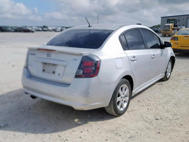 3N1AB6AP3AL718694 - 2010 NISSAN SENTRA 2.0 SILVER photo 4