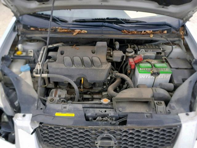 3N1AB6AP3AL718694 - 2010 NISSAN SENTRA 2.0 SILVER photo 7