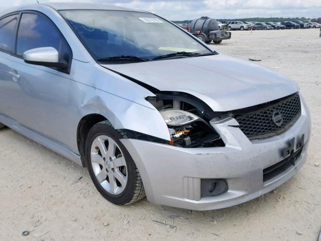 3N1AB6AP3AL718694 - 2010 NISSAN SENTRA 2.0 SILVER photo 9