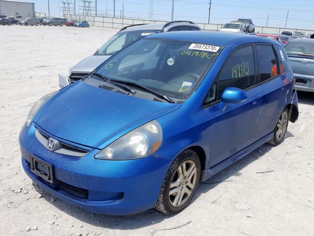 JHMGD38667S047978 - 2007 HONDA FIT S  照片 2