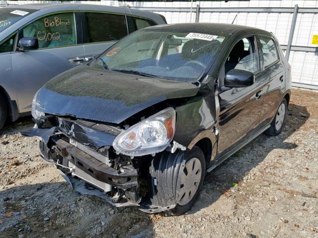 ML32A3HJ8FH012527 - 2015 MITSUBISHI MIRAGE DE BLACK photo 2