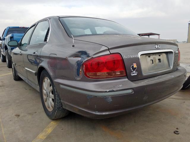 KMHWF35H82A585508 - 2002 HYUNDAI SONATA GLS  photo 3