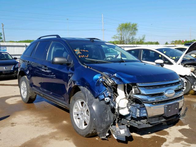 2FMDK3GC2CBA63032 - 2012 FORD EDGE SE BLUE photo 1