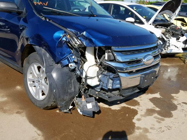 2FMDK3GC2CBA63032 - 2012 FORD EDGE SE BLUE photo 9