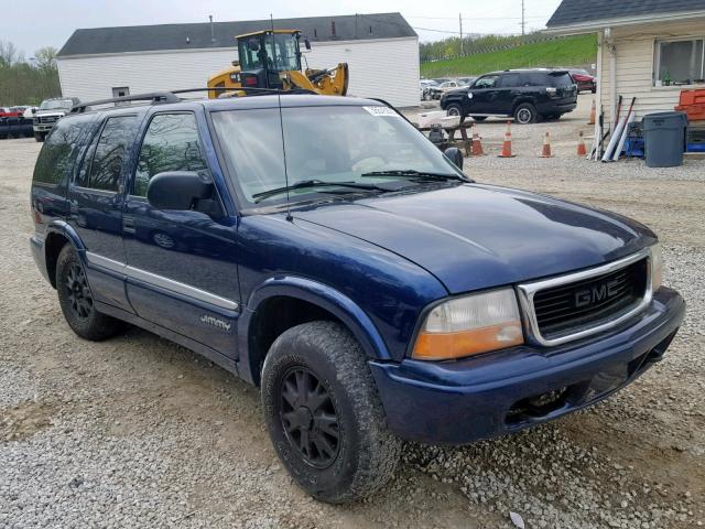 1GKDT13WXW2566862 - 1998 GMC JIMMY BLUE photo 1